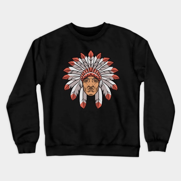 Native American Crewneck Sweatshirt by fromherotozero